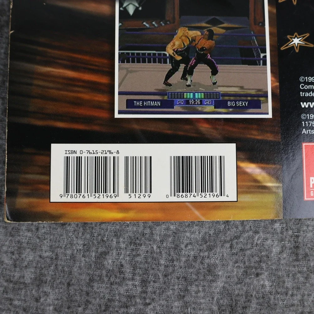 WCW Mayhem Strategy Guide Prima Games PlayStation Nintendo 64 Wrestling EA Book